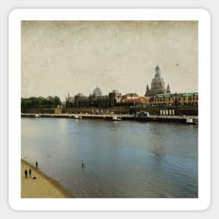 Dresden Germany sightseeing trip photography from city scape Europe trip Sticker